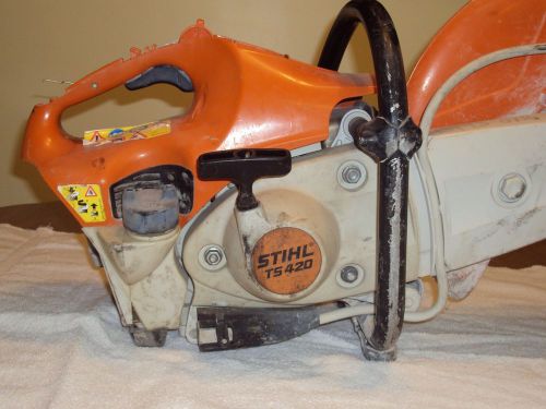 Stihl TS420 Concrete Demo Saw for Parts or Repair