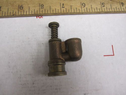 BRASS STEAM POP OFF ? GREASER  OILER HITMISS STATIONARY STEAM ENGINE