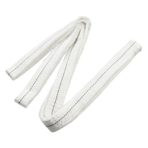 2m 6.56ft eye to eye 1 tone white webbing lifting strap for sale