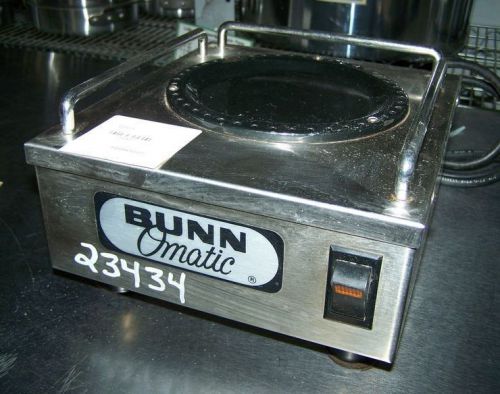 Bunn o matic single satellite warmer 120v; 1ph; model: rws1 for sale