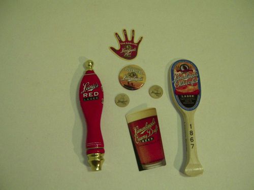 LEINENKUGELS LEINENKUGEL RED, OKTOBERFEST TAP HANDLES PIN COASTER DRINK CHIPS