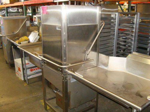 JACKSON HIGH TEMP PASS THROUGH DISH MACHINE WITH DISH TABLES / PRE-RINSE