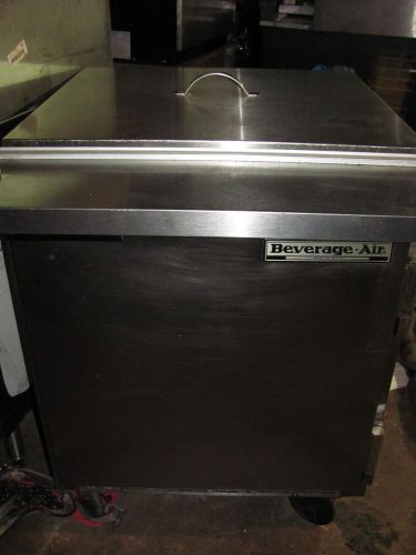 Beverage Air 27” Prep Table Cooler Mega Top Sandwich Salad Model SP27-12M BKV