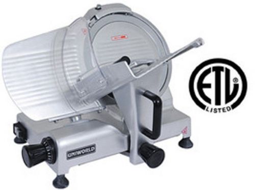 Uniworld SL-12E 12&#034; Commercial Kitchen Stainless Steel Blade Meat Slicer