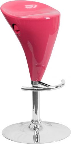Contemporary plastic adjustable height bar stool for sale