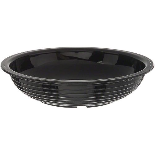 CAMBRO 18.8 OZ. ROUND RIBBED BOWLS, 12PK BLACK RSB6CW-110