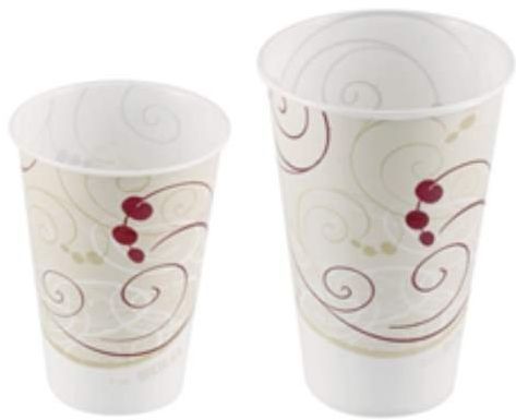 Symphony Design Wax Coated Paper Cold Cup 16 Oz Size Packs