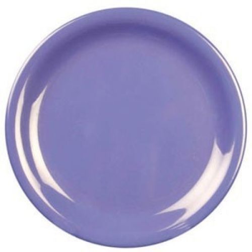 CR107BU Blue 7-1/4&#034; Narrow Rim Round Plate 1 DOZ