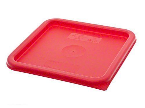 Cambro SFC6-451 Polyethylene CamSquares Container Cover  Winter Rose