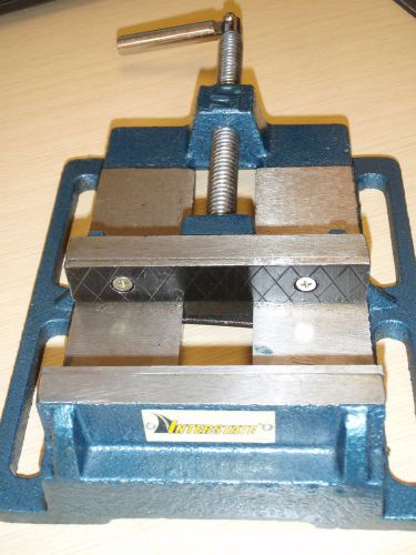 Low-Profile Drillpress Vise,  4-1/2&#034; Jaw Opening, 5&#034;x1&#034; Jaws, !xxx!