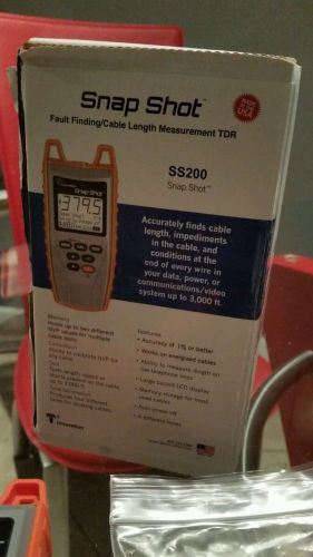 T3 Innovation SS200 Snap Shot : fault finding/cable length measurement TDR