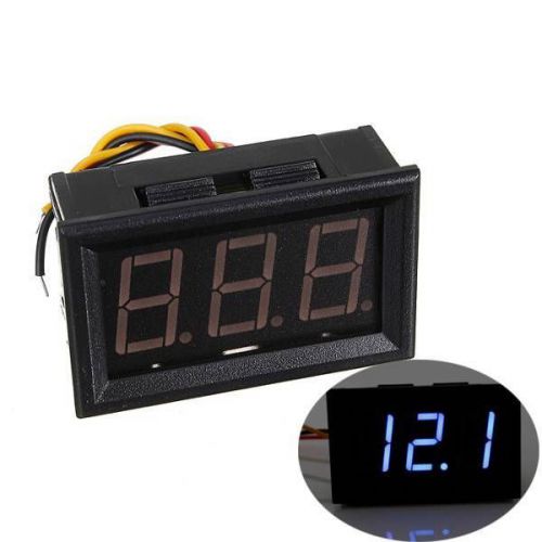 Blue LED Digital Mini Voltmeter Voltage Panel Meter DC 0-100V Vehicle Motor