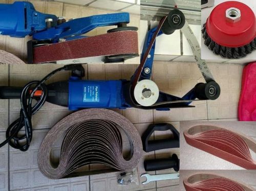 Pipe Polisher pipe tube 70 Belt 3 cup brush also a grinder belt fits metabo