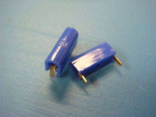 (10) M39024/11-07 BLUE JACK TIPS WITH GOLD LEADS