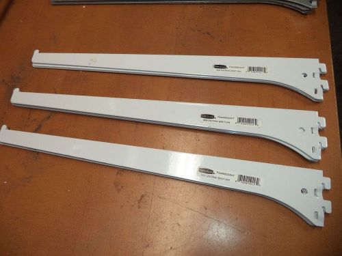 1 canada rubbermaid uni-track 16&#034; white shelf bracket/brackets--7004243759- for sale