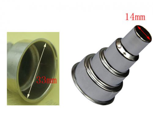 1PCS Metallic iron Round 33mm Tuyeres TO ? 14mm nozzle for Handheld hot air gun