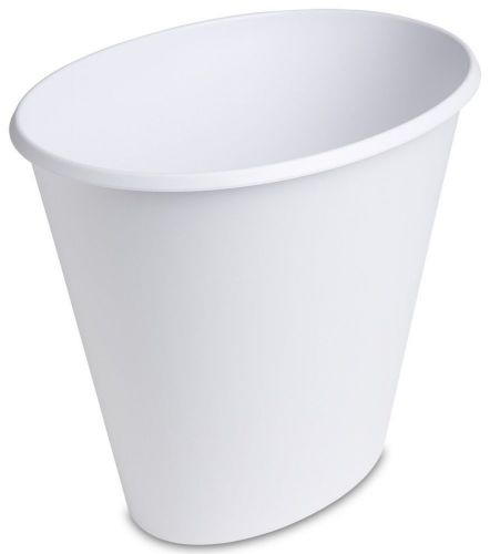 Sterilite® 10 Quart Oval Wastebasket 12 1/4&#034; L x 9 1/4&#034;