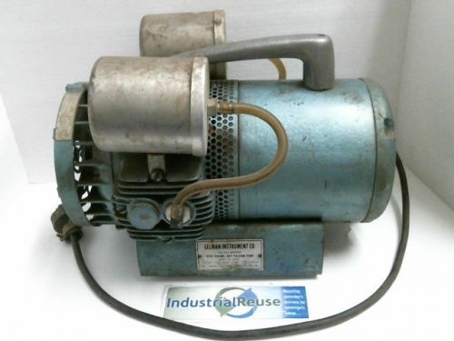 GELMAN INSTRUMENT 13400 High Voltage Vacuum Pump 1/3 HP 1PH 115 Volt 5.6 Amp