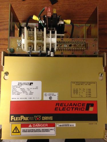 FLEXPAK PLUS  MODEL: 14C103  3HP 21AMP 1PHASE 230VAC  RELIANCE ELECTRIC NO BOX