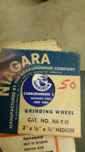 NIAGRA BRAND GRINDING WHEEL cat #ha9m 3x1/2 x1/2 med