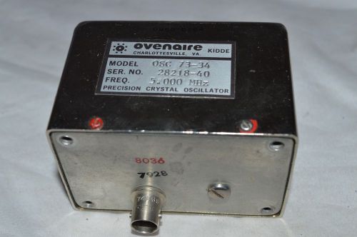 HP 0960 0164 OVENAIRE PRECISION CRYSTAL OSCILLATOR OSC 73 34 5.00 MHZ FREE SHIP