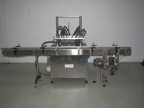 FG 10 STATION INLINE VACUUM FILLER MODEL 275 LAST RUNNING NAIL POLISH