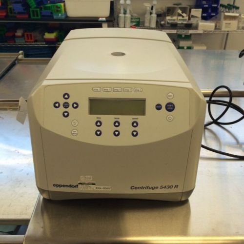 Eppendorf 5430r keypad microcentrifuge with eppendorf fa-45-30-11 rotor insert for sale