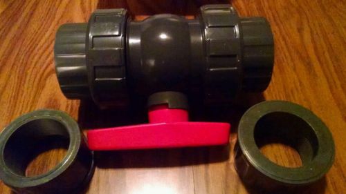 2&#034; union ball valve,hayward.gray qta series compact ball valve with epdm o rings