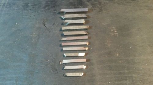 Machinist lathe tool bits cleveland mo-max cobalt,circle c,sterling blue,rex aaa for sale