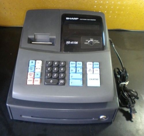 SHARP XE-A106 ELECTRONIC CASH REGISTER