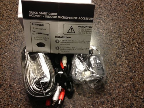 Lorex ACCMIC1 Surveillence System Microphone New Open Box