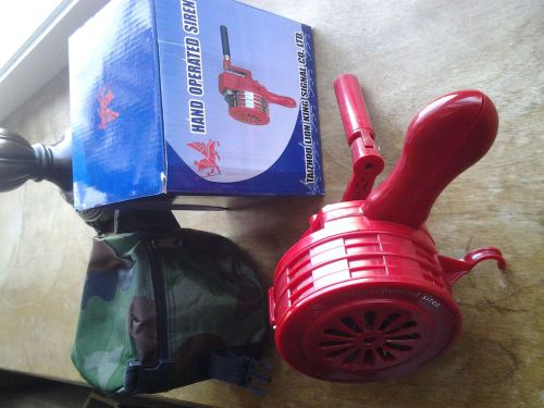 Hand Crank, Manual Operated,  Air Raid ALARM SIREN, Loud 110 DB.......#VMS-100P