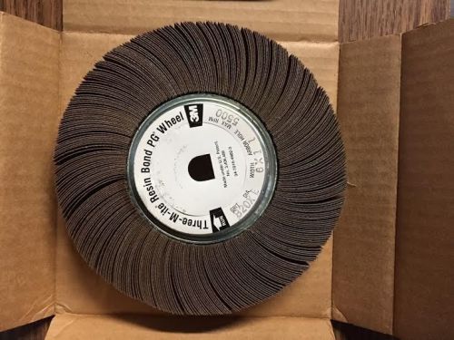 3M Resin Bond Cloth PG Wheels. 320XE. 6&#034; X 1&#034; X 1&#034;. Qty 1