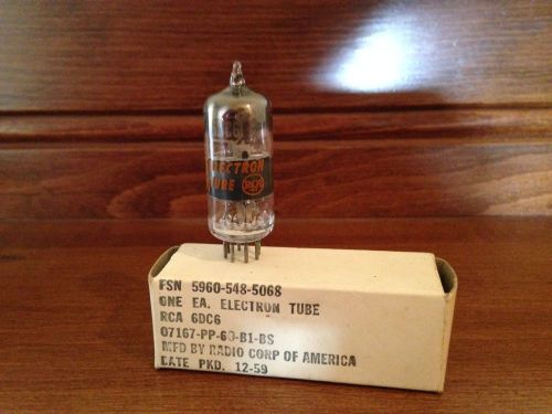 NEW-RCA-VINTAGE-1959-TUBE-6DC6