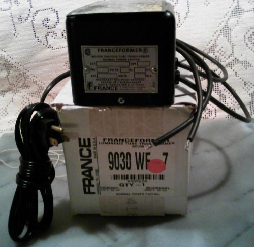 New !!! neon sign transformer 9000 volt franceformer 9030 wf-7-120v-interior use for sale