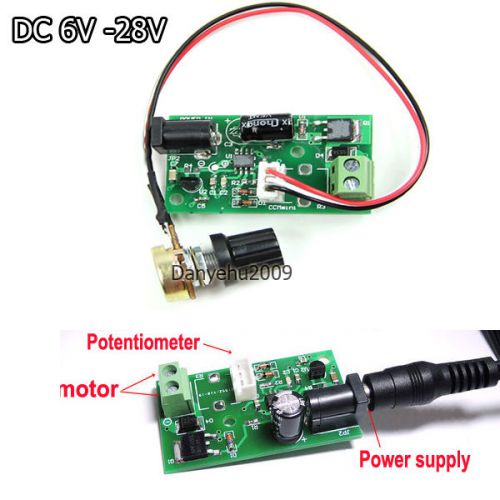 Mini DC 6V-28V 3A Hi-Q Pulse Width PWM Motor Speed Regulator Controller Switch