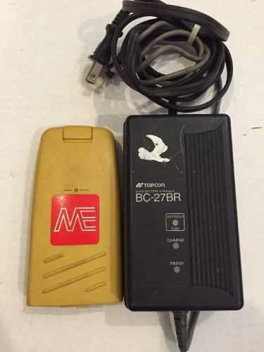 Original Topcon BC-27BR  charger With Original Topcon Rechargable Battery