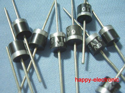 10PCS 6A10 Axial Rectifier Diode 6A 1000V 1KV 6Amp