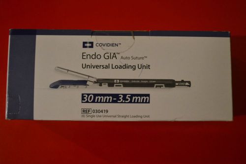 Covidien autosuture endo gia 30-3.5  ref 030419 straight box with 6 units for sale