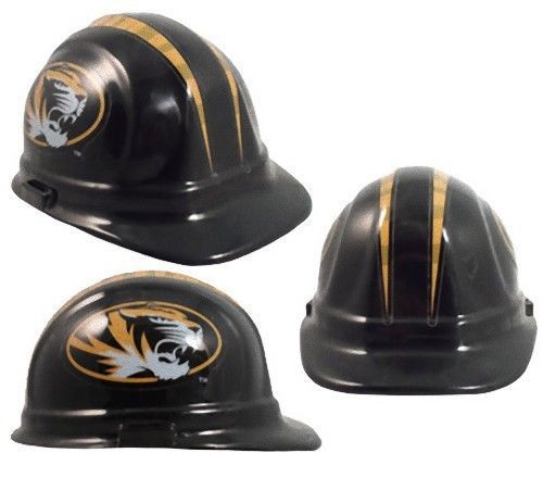 Missouri Tigers NCAA Team Hard Hats with Ratchet Suspension