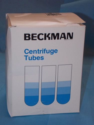 BECKMAN CENTRIFUGE BOTTLES POLYALLOMER W/CAPS CAP. 50ML #357003 NEW