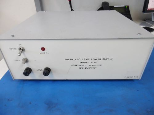 ERNST LEITZ SHORT ARC LAMP POWER SUPPLY MN: 1230