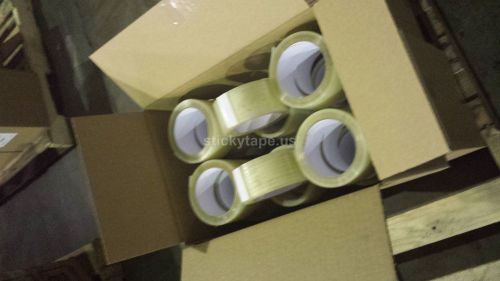 36 ROLLS OF 2&#034; 1.8 mil x 110 YARDS CARTON SEALING TAPE - MADE IN USA