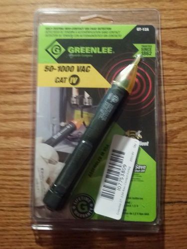 GREENLEE GT-12A Voltage Detector, 50 to 1000 VAC cat IV 4 works great