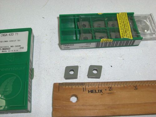 GREENLEAF CNGA-433-T1 (WG300) CERAMIC INSERTS  (10 PCS)