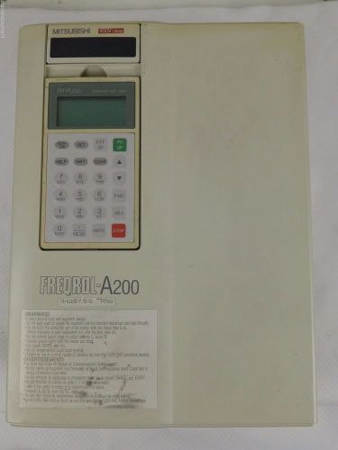 Mitsubishi FR-A240E-7.5K-UL FREQROL-A200 400V 10HP Transistorized Inverter