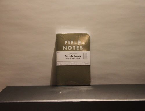 Field Notes Brand Balsam Fir Winter 2010 Limited Edition Sealed 3 Pack