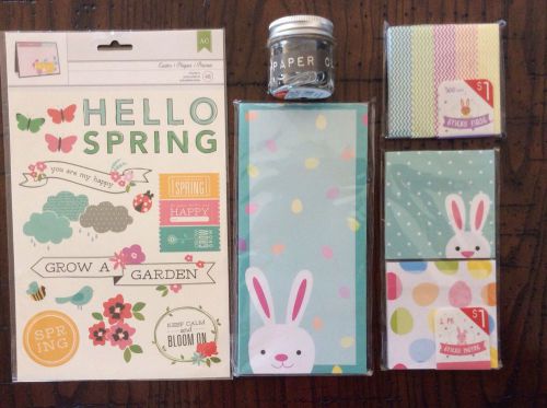 Target Dollar Spot Stationary Planner Set~ Easter/Spring Theme BUNNIES