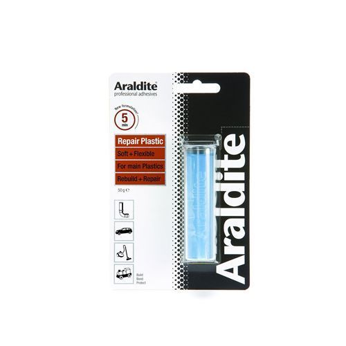 Araldite repair putty for plastics 50g adhesive bond glue pipes cars hoover for sale