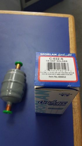 Sporlan c-032-s filter drier 1/4 odf solder 400052 for sale